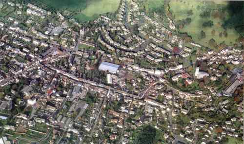Aerial photo of Wotton