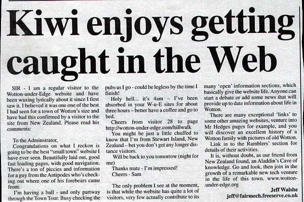 Letter to the Gazette Editor